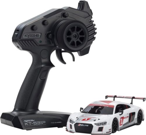 Kyosho Mini-Z RWD MR-04 Readyset Audi R8 LMS 2015 "Weiß" 32357AS Japan Neu CBP - Bild 2 von 6