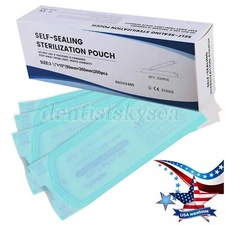 Sterilization Pouches- 3.5 " x 10 " Dental Medical Self Seal Pouch Bag
