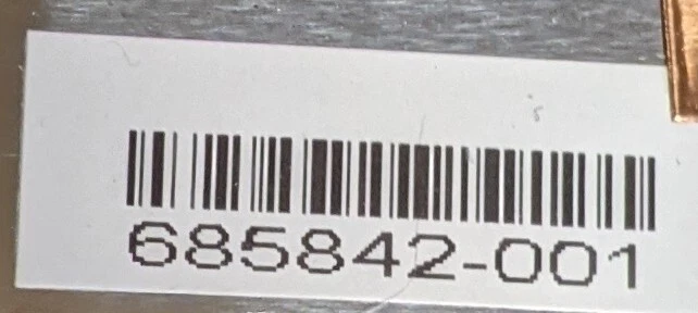 Cubierta trasera LCD HP G6 blanca con bisagras, cable LCD, cámara web y antena 685842-001 Foto 3 de 3