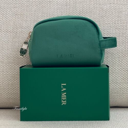 LA MER Emerald Velvet Dopp kit Makeup Bag - Limited Edition - Picture 1 of 2