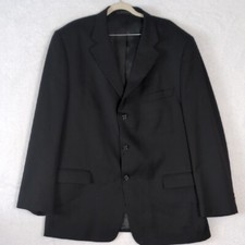 Finchley 5th Avenue Men's Black Formal Wool Blazer Size 46L
