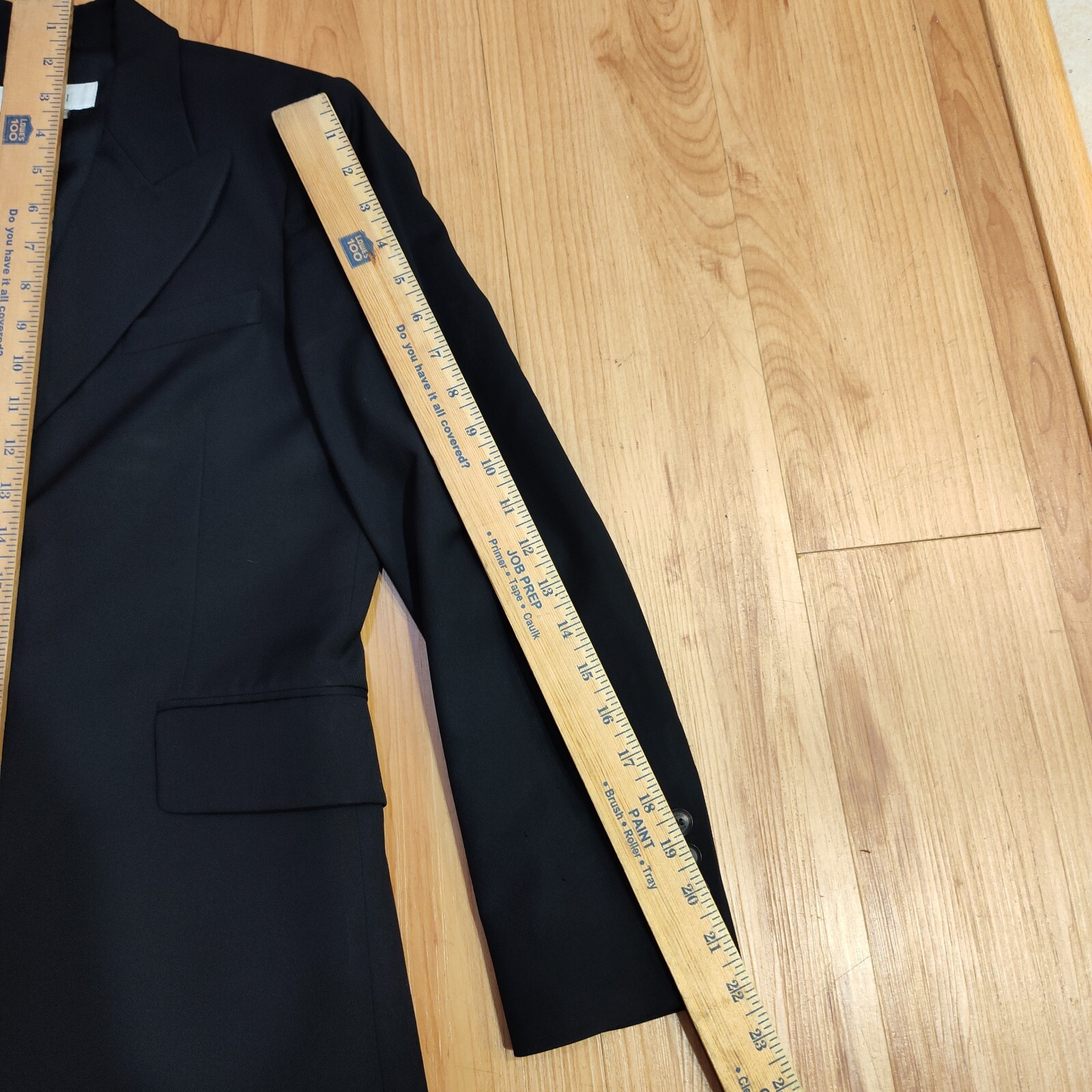 Gucci Women's Black Two Button Wool Blazer Sz 42 thumbnail 4