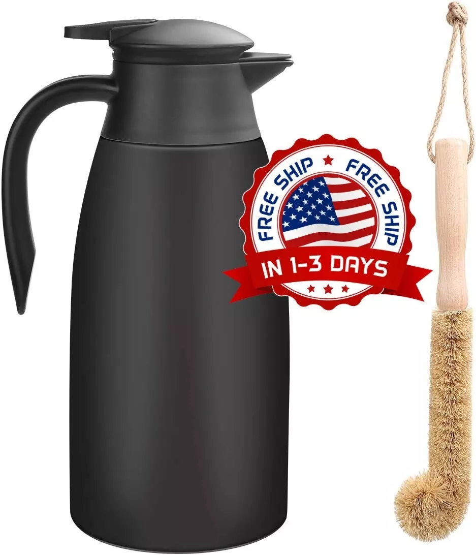 Termo Para Cafe Caliente 24 Horas y 12 Horas Fria Grande 68 Oz