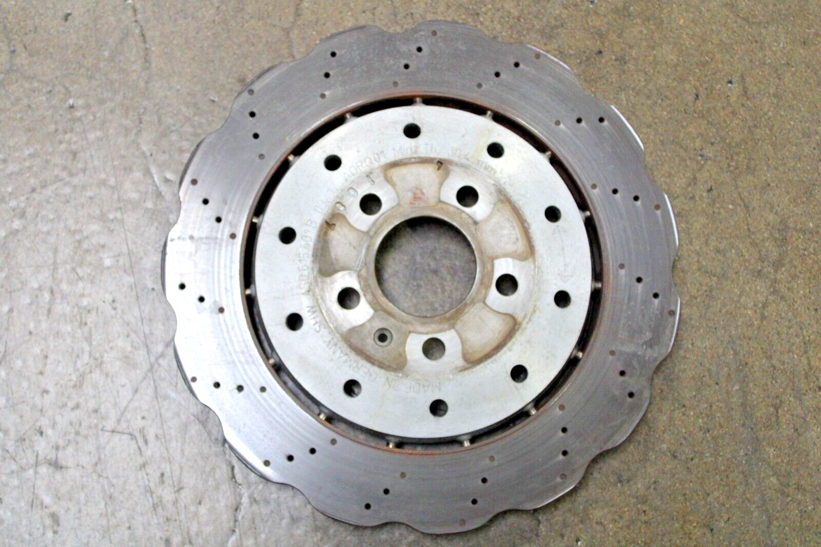 Lamborghini Huracan, LP580, Rear Brake Rotor, Steel, Used, P/N 4S0615601B