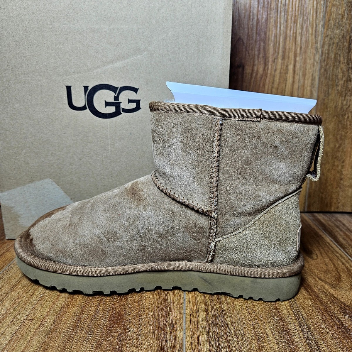 UGG Women's Classic Mini Boots 1016222 ~ Chestnut ~ Size 8 | eBay
