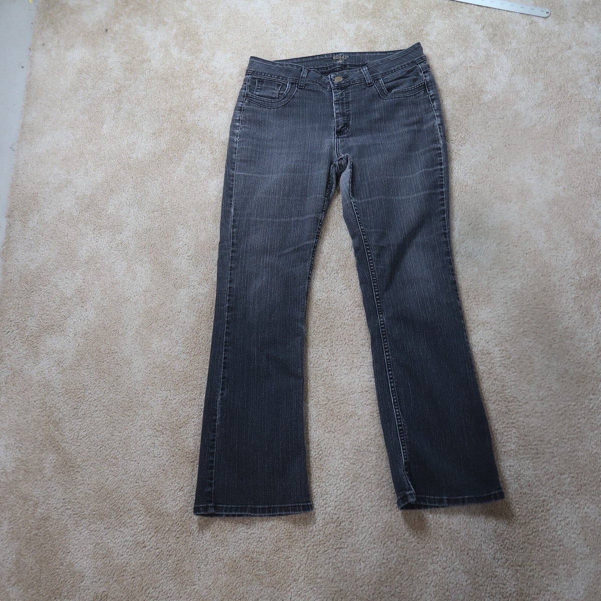 Lee Riders Black Mid Rise Bootcut Jeans Lee Riders Mid Rise