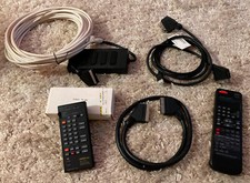 Alte TV-Zubehör-Teile Antennekabel Fernbedienung Adapter 6teilig