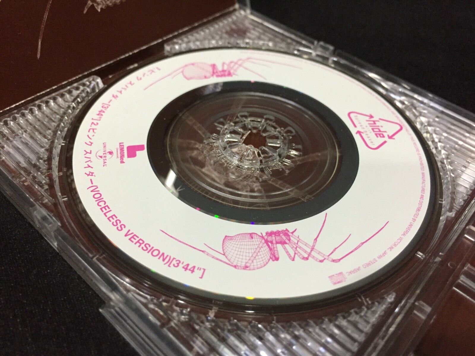 hide with Spread Beaver Chocolate With Pink Spider Single Mini CD Small  Disc 8cm