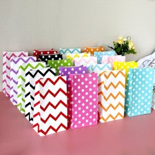 20x Paper Lolly Candy Bags Birthday Wedding Party Favour Packaging Bag 24x13x8cm
