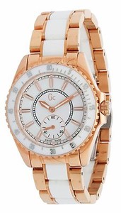 Graphique morceaux Collection GUESS blanc en céramique + Rose Gold Tone  Swiss made watch 47003L1+BOX | eBay