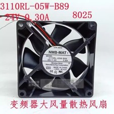 NMB 3110RL-05W-B89 8025 DC24V 0.30A 3-Wire Inverter Cooling Fan