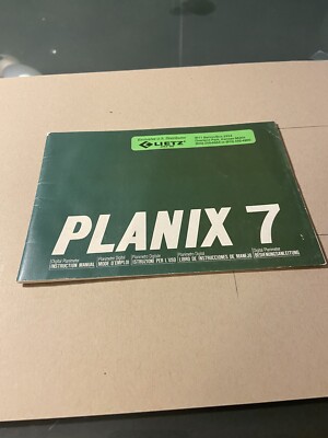 One (1) Tamaya Planix 7 Manual