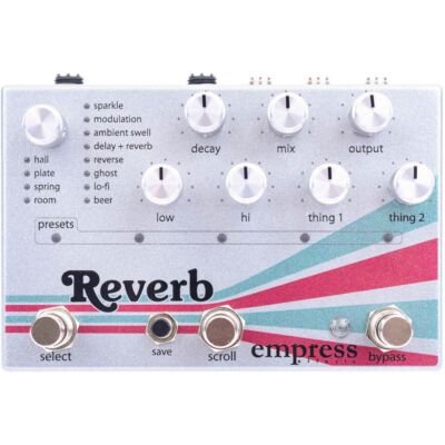 Empress Effects Reverb True Buffered Bypass Guitar Effects Stompbox FX Pedal