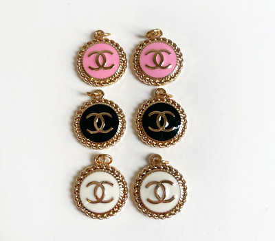 Vintage Designer CC Button STAMPED | 6 PC BundleC