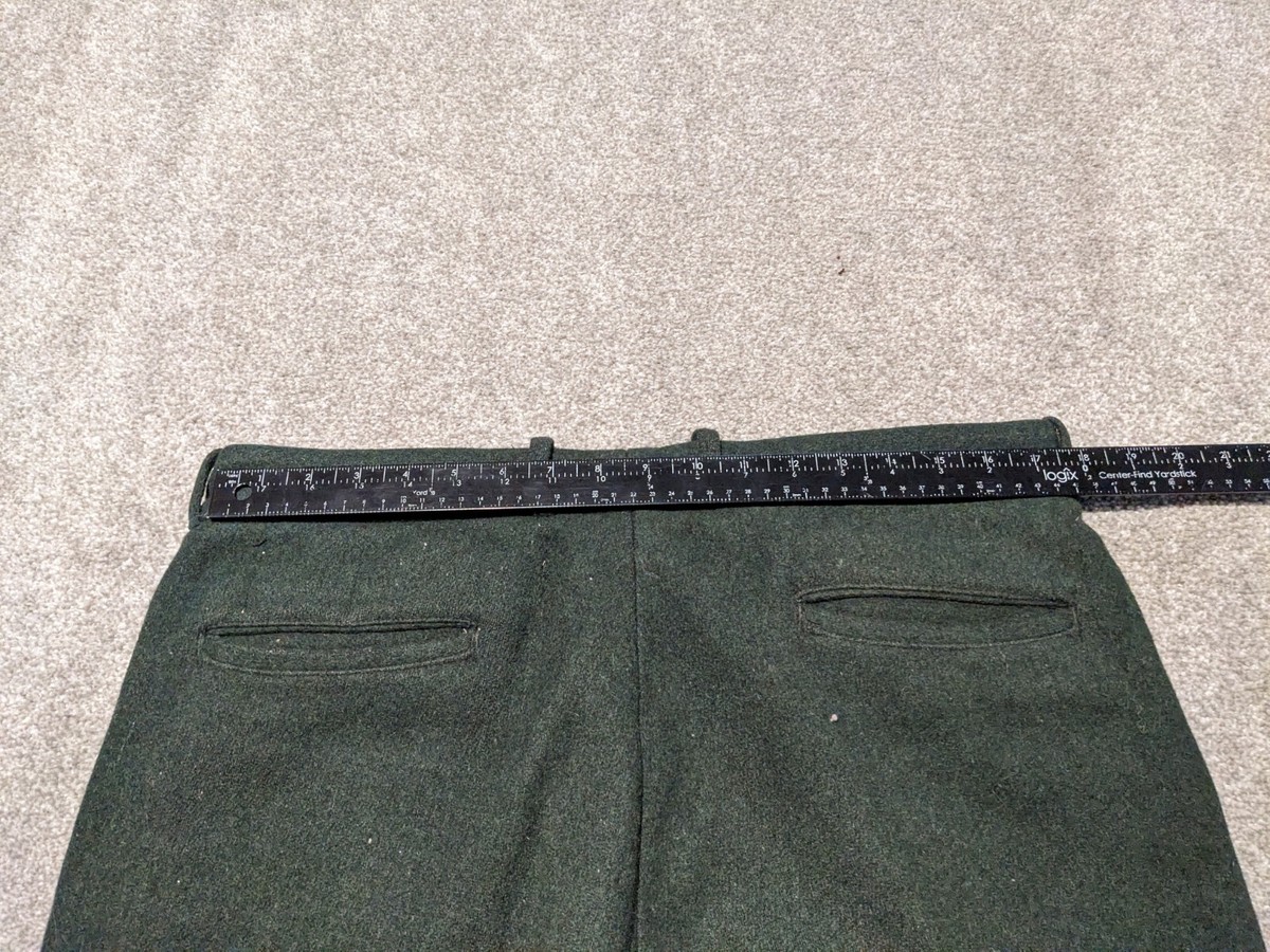 Vintage Wool Pants Mens 35x30 Sanforized Trousers Serval Vintage Wool Pants Mens 35x30 Sanforized Trousers Serval