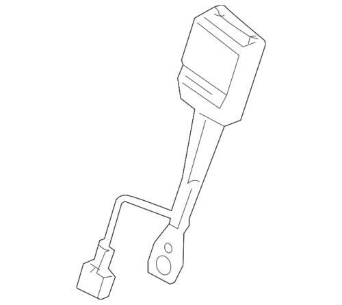 hebilla del cinturón de seguridad del lado del conductor para GM Buick LaCrosse 2010-2013 (N/P 19258687)