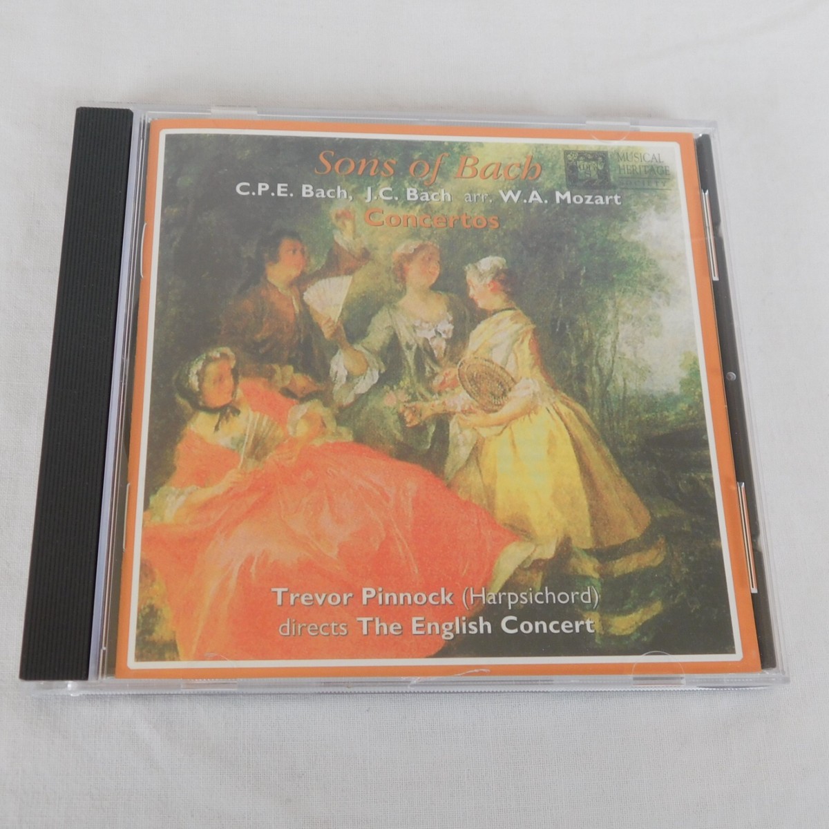 Sons of Bach Concertos arr Mozart Pinnock Harpsichord English