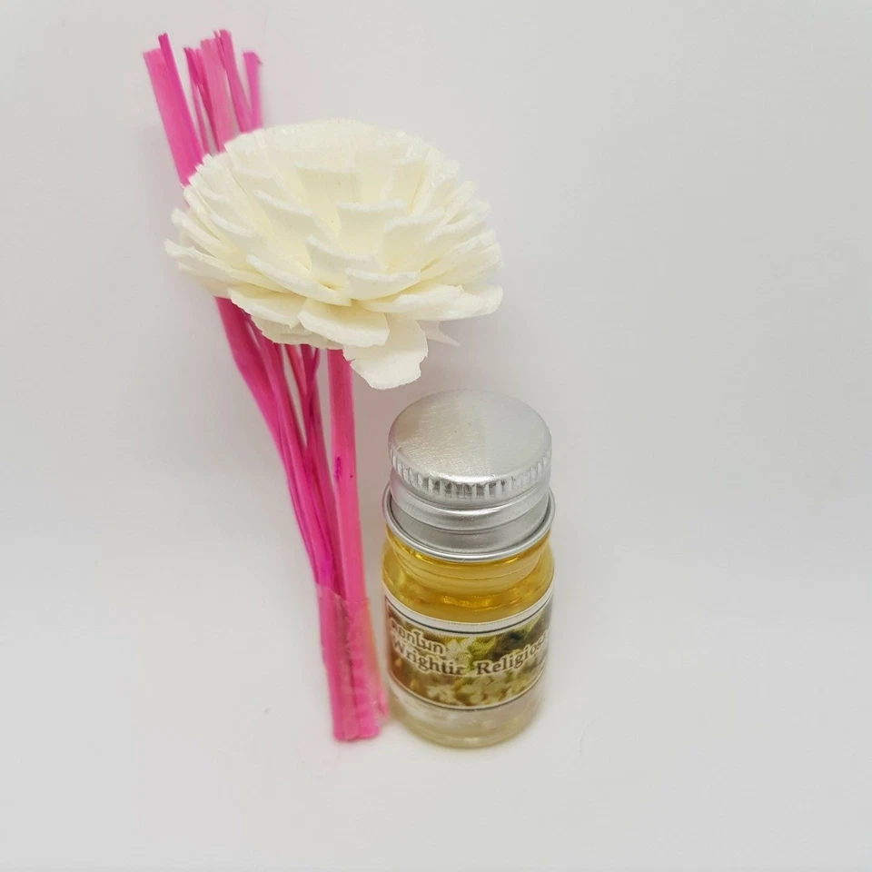 small aroma oil reed diffuser set relaxing home fragrance air fresh rattan stick - Image 3 of 4