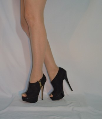 office peep toe boots