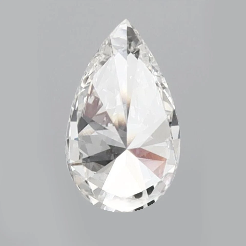 IGI Certified 0.32 Ct. H/VS1 Pear Cut Lab Grown CVD Diamond For Birthday Gift - Image 3 of 4