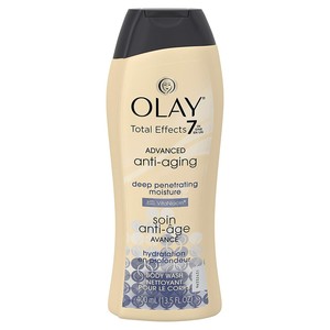 oil of olay total effects body wash