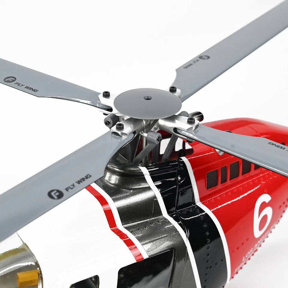 Flywing Upgrade Parts 4 Propellers Rotor Head for FW450L V3 Bell UH-1 Helicopter - Image 2 of 4