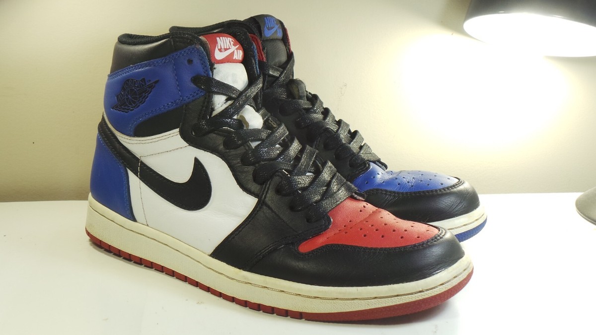 2016 NIKE AIR JORDAN 1 I 555088 026 TOP 3 8 VINTAGE 3 4 5 6 13 12