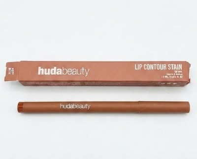 Huda Beauty Lip Contour Stain Lip Tint Soft Nude 1 mL/.03 Oz Full Size New