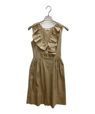 PRADA                    sleeveless dress beige P3108 Z21