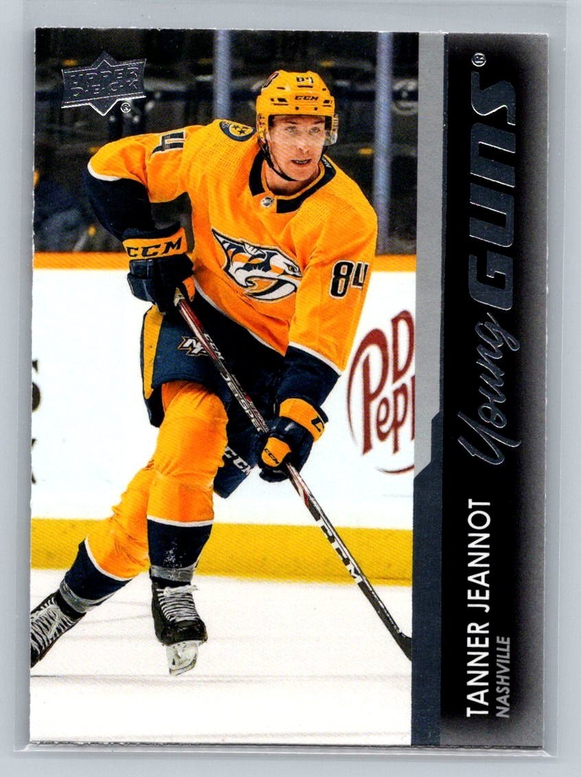 2021-22 Upper Deck - Young Guns Tanner Jeannot #222 RC