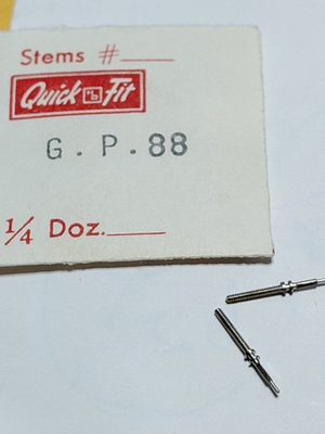 #ad #ad Girard Perregaux 88 Stem Watchmaker Repair Clean No Rust $12.00