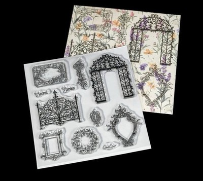 Cora Crea Crafts Secret Garden Clear Stamps