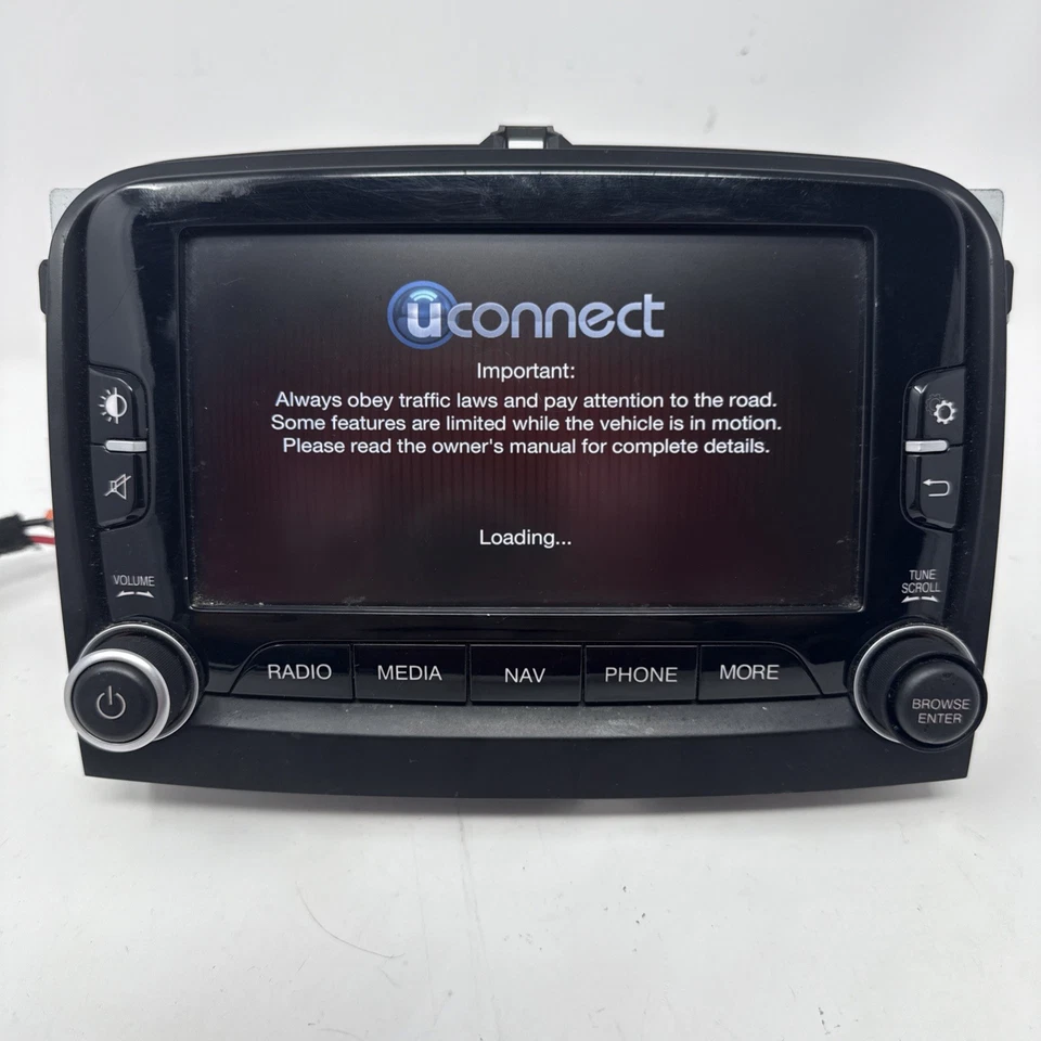 2014-2017 FIAT 500L Navigation GPS FM Radio Info Screen Display UConnect VP3OEM - Image 3 of 4