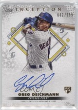 2022 Inception Base Rookie and Emerging Stars 62/299 Greg Deichmann Auto 11ur