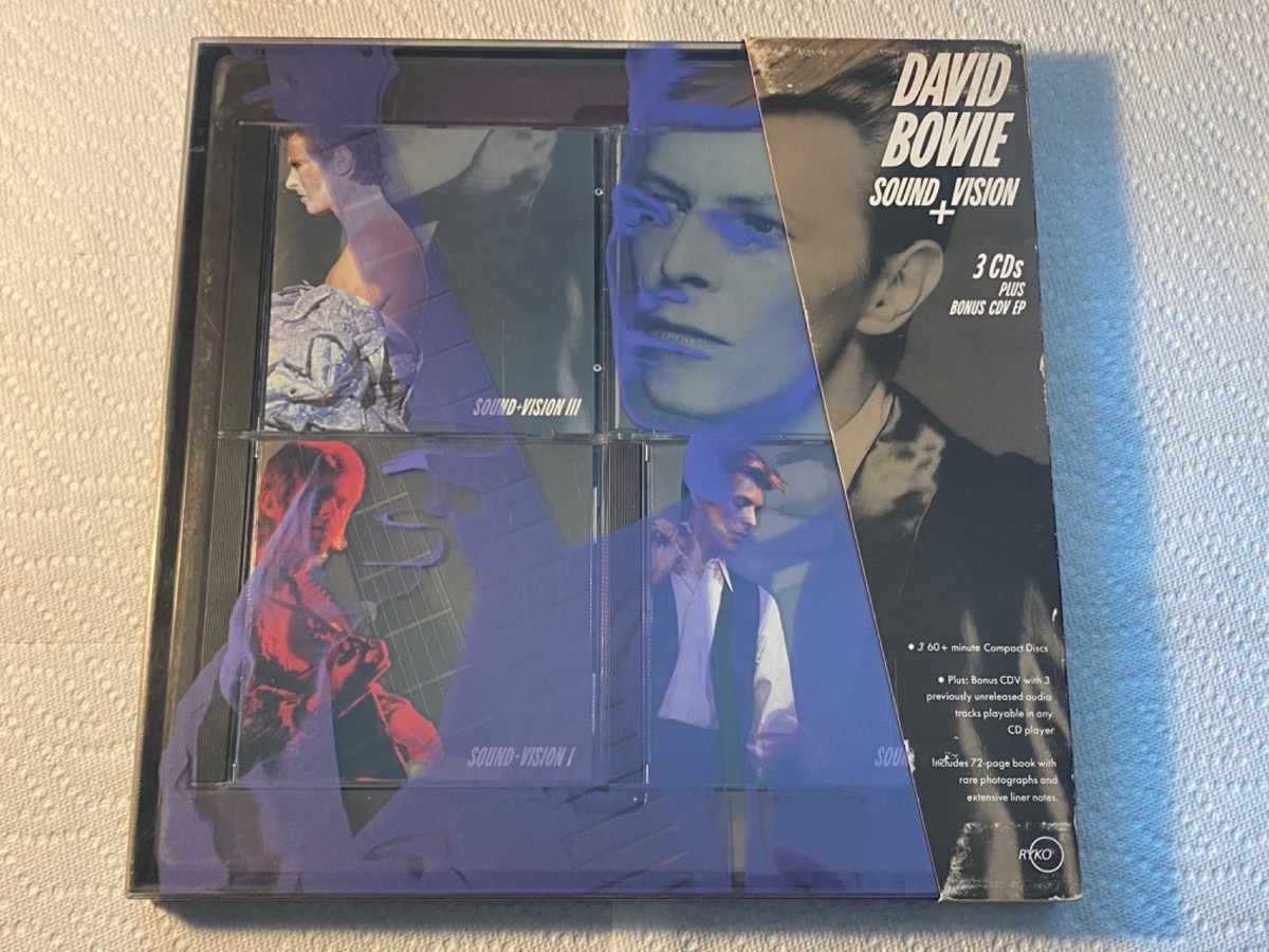 David Bowie - Sound + Vision US orig' Rykodisc 4CDs BOX SET 1989