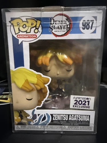 Funko POP! Zenitsu Agatsuma Demon Slayer #987 [2021 Funimation Exclusive]