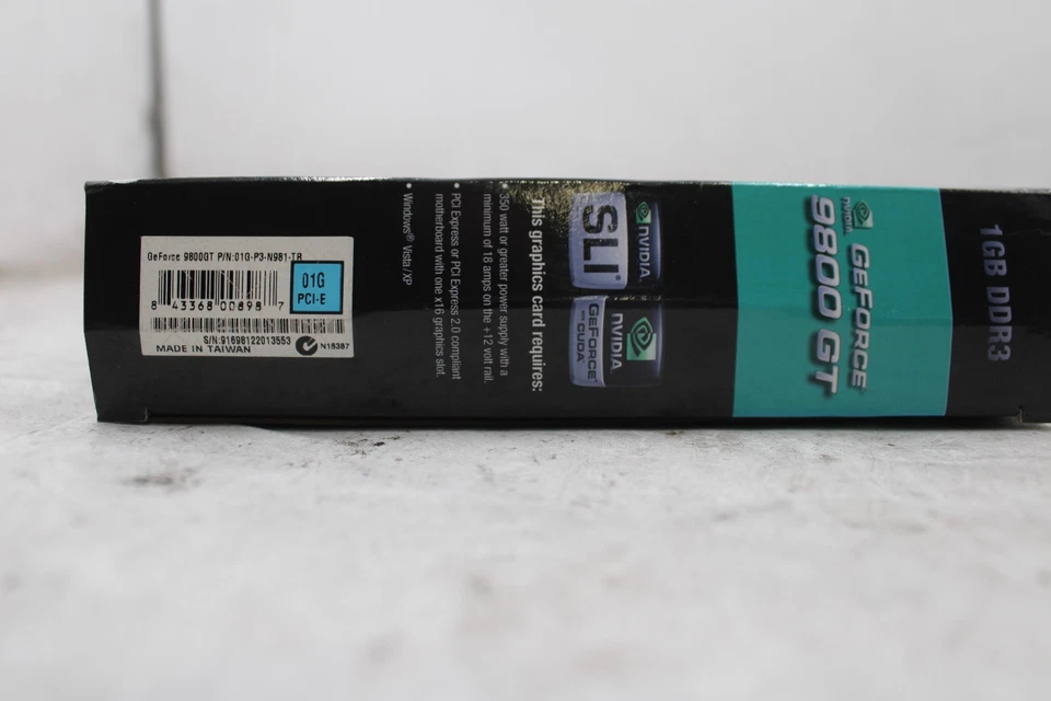 NVIDIA GeForce 9800 GT 512MB DDR3 PCI-E 2.0 EVGA Graphics Card - Image 2 of 4