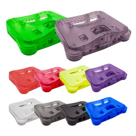 N64 transparent shell replacement 14 color options Nintendo 64