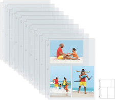 Photo Album Refill Sheets, 4 X 6 Inch Mixed Format, Heavyweight, Diamond Clear 3