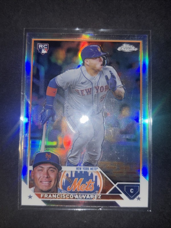 2023 Topps Chrome Rookie *Refractor* Francisco Alvarez Mets
