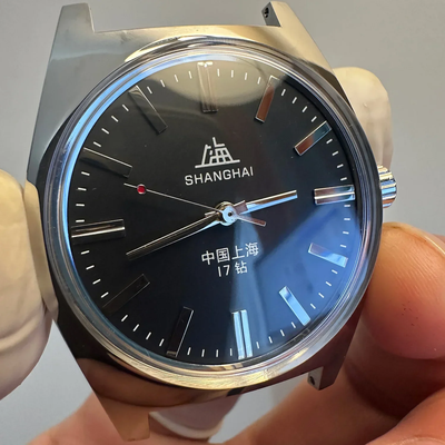 36mm Shanghai Watch Retro 7120 Manual Mechanical Movement