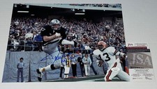 Dave Casper signed Oakland Raiders 11x14 photo 3 W HOF Inscription JSA Witnessed