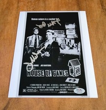 David Mamet & Joe Mantegna signed House of Games 8x10 photo autograph PSA DNA