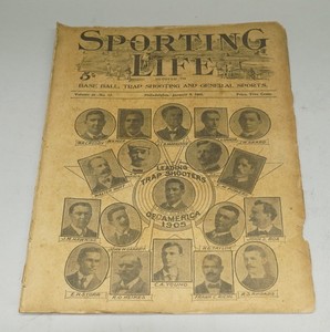1905 SPORTING LIFE MAGAZINE COMPLETE - LEADING TRAP SHOOTERS OF AMERICA ON COVER