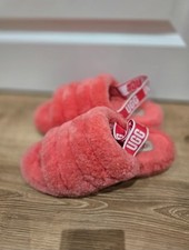 UGG Fluff Yeah Slider Slippers Women Pink, Size 7UK