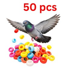Pigeon Dove Leg Rings 9 mm Foot Sound Ring Bands Bird Leg Sound Rings 50 pcs
