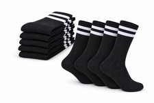 Men  s Everyday Sports Socks 6 Pairs Cotton Rich Cushioned Crew 6  11 UK