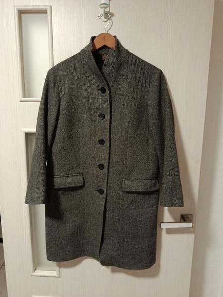Women Dondup Coat Grey Wool One size