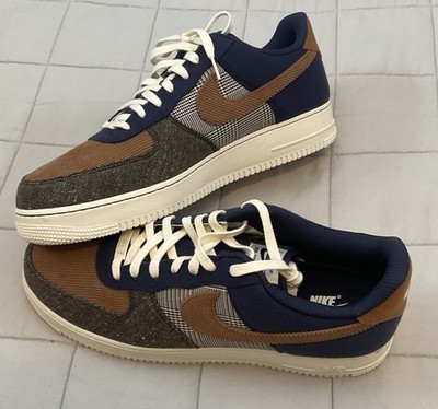 NEW Air Force 1 '07 PRM Men's Size 15 Midnight Navy/Ale Brown FQ8744-410 RARE