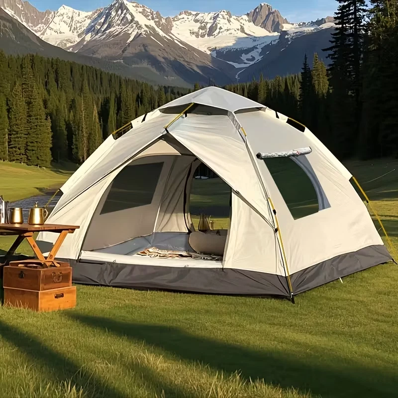1-4 Person Automatic Camping Tent Instant Pop Up For Camping Hiking Traveling